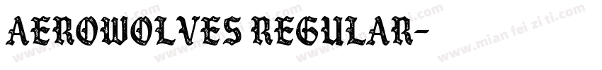 AeroWolves Regular字体转换